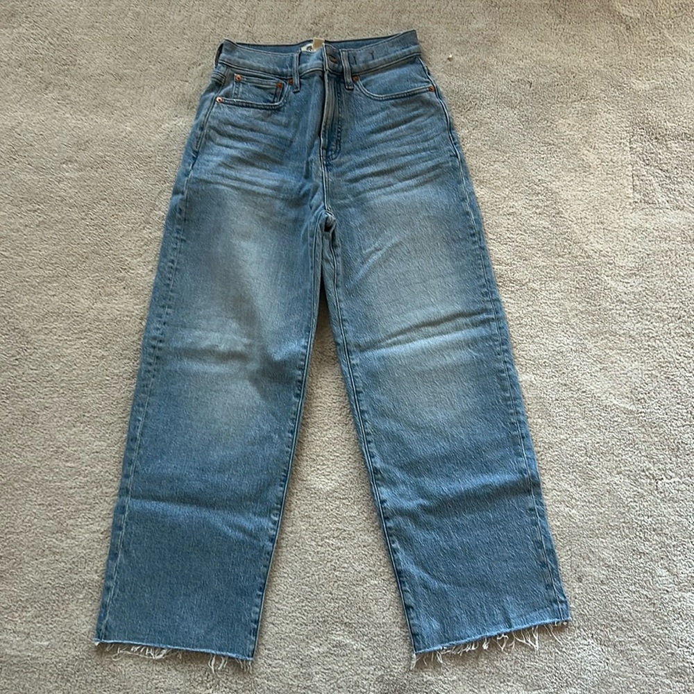 Madewell wide-leg crop, size 26